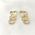 Trio Argolas Coração - Banho de Ouro 18k - comprar online