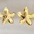 Brinco Amor em Flor - Banho de Ouro 18k - comprar online