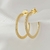 Argola luz - Banho de Ouro 18k - comprar online