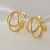 Argola Aurora - Banho de Ouro 18k - comprar online