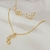 Conjunto Cristal - Banho de Ouro 18k - comprar online