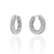 Argola Reluz - Banho de Ródio Branco - comprar online