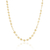 Colar Plaquinhas Redondas no Banho de Ouro 18K - O - comprar online