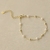 Pulseira Pérolas e Bolinhas no Banho de Ouro 18k