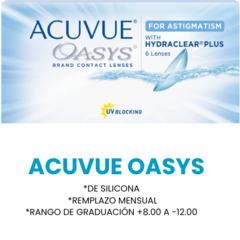 Lentes de Contacto Acuvue Oasys - comprar en línea