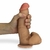 Penis Spock com escroto e ventosa 19x5,2cm R16570