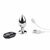 Plug anal de luxo 10 vibrações e controle Remoto - comprar online