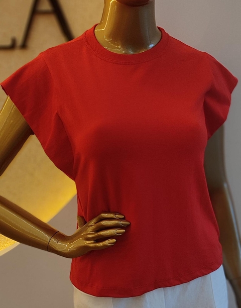 Blusa T-shirt Feminina Muscle Tee - Vermelho - M - comprar online