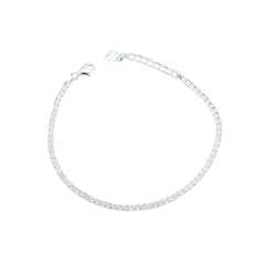 Pulseira de Prata Riviera
