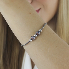 Pulseira de Prata Balinesa Cloisonne - comprar online