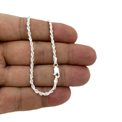 Corrente de Prata Cordão Baiano 50 cm - comprar online