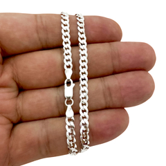 Corrente Prata Maciça 925 Legítima 60cm Grumet Italiana - Atacado de Prata | Serena 23.545.467/0001-12