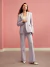 Stylish Mauve Purple Straight Leg Pants
