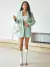 Elegant Green Oversized Blazer on internet
