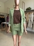 CONJUNTO BLAZER E BERMUDA DE LINHO VERDE