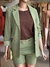 CONJUNTO BLAZER E BERMUDA DE LINHO VERDE - comprar online