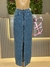 Saia Jeans Super Midi High Zíper Frontal