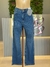 Calça Jeans Reta com fenda da barra - comprar online