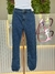 Calça Jeans JOGGER Lavagem Escura - Elástico na barra