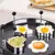Forma Aço Inox Molde Fritar Ovos Omelete Tapioca Hambúrguer, amor, flor de ame