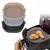 pote de silicone para fritadeira de ar reutilizável
