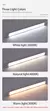 Imagem do USB tipo C recarregável LED gabinete luz, sensor de movimento, lâmpada para co