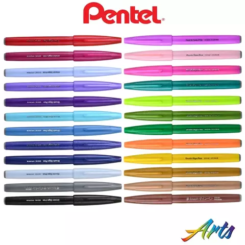 Caneta Pincel Brush Sign Pen - Pentel
