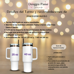 Termo con asa Navidad Chic - Estilo y Comodidad - comprar en línea