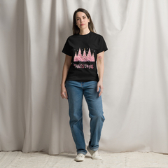 Camiseta clásica unisex-pinos rosas - comprar en línea