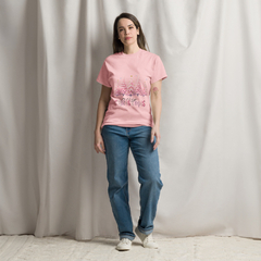 Camiseta clásica unisex-pinos rosas - tienda en línea