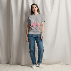 Camiseta clásica unisex-pinos rosas - Designs Pame