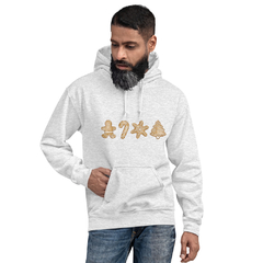 Sudadera con capucha unisex-galletas gengibre - Designs Pame