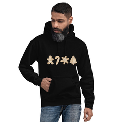 Sudadera con capucha unisex-galletas gengibre - comprar en línea