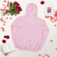 Sudadera con capucha unisex-pinos rosas en internet