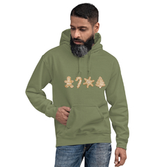 Imagen de Sudadera con capucha unisex-galletas gengibre