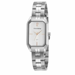 Relógio Mondaine Feminino Quadrado Prata 32359L0MVNE3