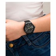 Relógio feminino preto fashion casual Mondaine 53817LPMVPE2 - BH Celulares 