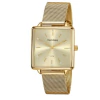 Relógio Mondaine quadrado Dourado