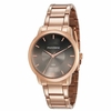 Relógio feminino minimalista preto rosê 53606LPMVRE4K6