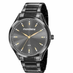 Relógio feminino preto fashion casual Mondaine 53817LPMVPE2