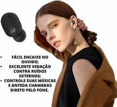 Fone De Ouvido In-ear Bluetooth Sem Fio Recarregável Duplo na internet