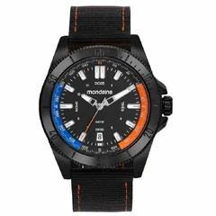Relógio Masculino Esportivo Nylon Preto 32505GPMVPJ2