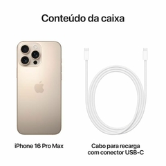 iPhone 16 Pro Max Titânio-deserto na internet