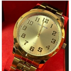 Relógio Masculino Dourado Mondaine 99195GPMVDE4 - BH Celulares 