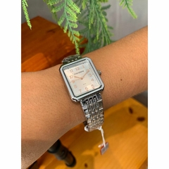 Relógio Feminino Mondaine Prata Quadrado 32358L0MVNE2 - comprar online