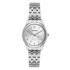 Relógio Feminino Mondaine Analógio Prata 32608L0MKNE2