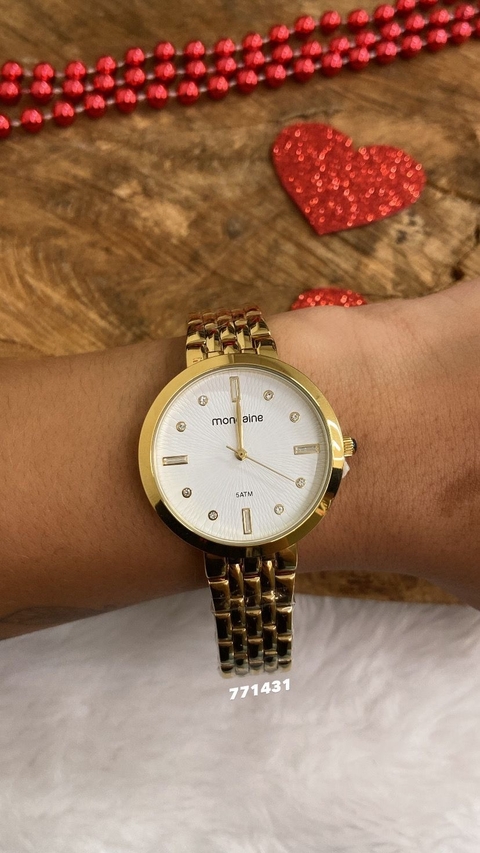 Relógio original feminino glamurosa