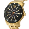 Relógio Aço Casual Dourado Dourado