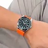 Relógio Technos Masculino Racer Esportivo Aço Analogico Correia Laranja Bisel Preto Fundo Preto - comprar online
