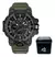 Relogio De Pulso Masculino Casual - verde militar - BH Relógios Celulares e Presentes 